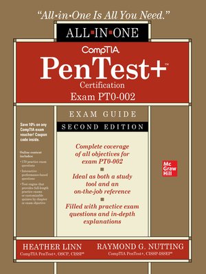 cover image of CompTIA PenTest+ Certification All-in-One Exam Guide (Exam PT0-002)